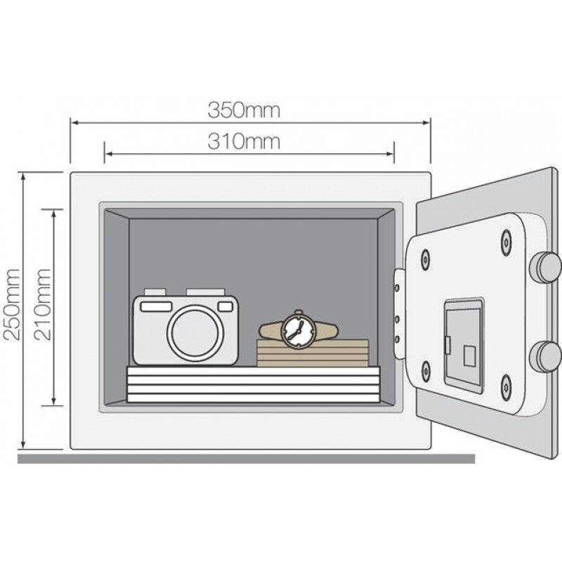 Хотелски сейф YALE YSG/250/DB1