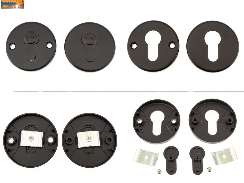 EY-S101 TTlock Електронни дръжки, секр. розетка, цвят черен